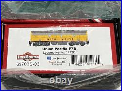 1472c N Scale Intermountain F7b DCC & Sound Union Pacific New Nib