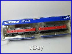 154N Fleischmann 77236 Doppeltraktion Diesellok BR 218 DCC Sound OVP