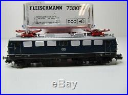 165N Fleischmann 733072 Elok E 110 blau der DB DCC Sound top in OVP