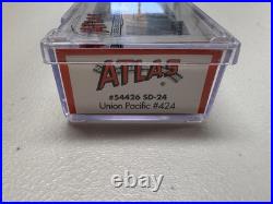 2 Atlas N Scale SD-24 Locomotives, With DCC (Sound In 424) And Knuckle Couplers