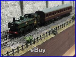 371-987 N Gauge DCC Sound Farish N Gauge Pannier Tank With Dapol Autocoach