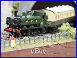 371-987 N Gauge DCC Sound Farish N Gauge Pannier Tank With Dapol Autocoach