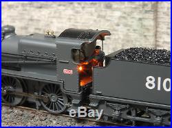 372-933 N Gauge DCC Sound Farish N Class 2-6-0 810 Secr Grey Oil Lamps Firebox