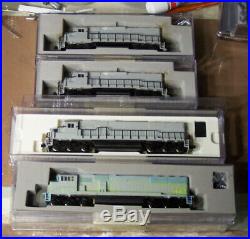 4 Used N Scale Atlas Locomotives, 2 Digital With Sound / 1 DCC Ready / 1 Not