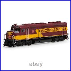 Athearn ATH15395 FP45 Wisconsin Central #6655 Locomotive with DCC & Sound N Scale