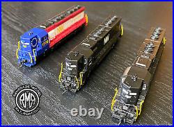 Atlas 40005593+2 N N&W Bicentennial SD45 Consist High Hood Sound & DCC #1776 +2