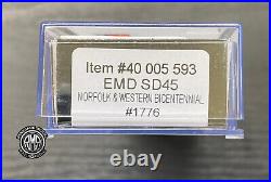 Atlas 40005593+2 N N&W Bicentennial SD45 Consist High Hood Sound & DCC #1776 +2