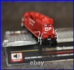 Atlas Gold Series N scale GP38 Canadian Pacific CP 3006 Factory DCC & Sound