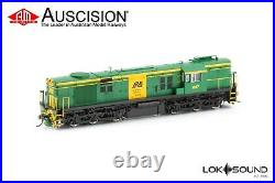 Auscision (600-10s) 607-N AN Green & Yellow-Green Roof with DCC Sound HO Scale