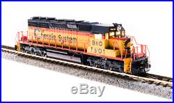 BROADWAY LIMITED 3705 N SCALE SD40-2 B&O #7601 Chessie Paragon3 Sound/DC/DCC
