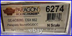 BROADWAY LIMITED 6277 N SCALE GE AC6000 Diesel CSX #680 Paragon3 Sound/DCC
