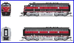 BROADWAY LIMITED 7753 N SCALE EMD F7 AB SET CRIP 103/105B A-unit Paragon4 DC/DCC