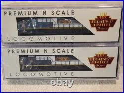 BROADWAY LITEDNSCALE 8635+8636 STELTH CSX GE ES44AC 2-UNIT LOT CAB No. 853+876
