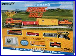 Bachmann #24132 N Scale Roaring Rails Train Set With DCC & Sound New In Box