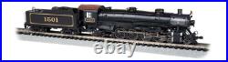 Bachmann 4-8-2 Light Mountain Sound DCC Frisco 1501 Black/Graphite N Scale