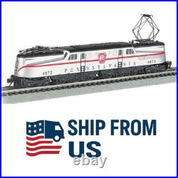 Bachmann 65354 PRR GG-1 #4872 Silver with Red Stripe DCC Sound Locomotive N Scale