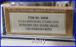 Bachmann -N- #50954 Kanawha-Type 2-8-4 Berkshire withSound & DCC C&O #2760