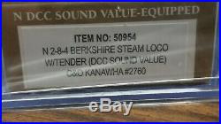 Bachmann N Scale 2-8-4 Berkshire Steam Loco & Tender C&O Kanawha #2760 DCC Sound