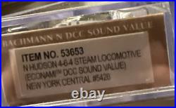 Bachmann New York N Scale Black DCC Sound #5320. #53651 New York Central Hudson