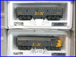 Broadway L & N F7a & F7b Powered Locomotive's With DCC & Sound Ho Scale