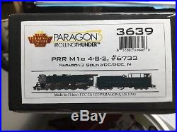 Broadway Limited 3639 DC/DCC Sound, PRR 6733 M1B 4-8-2 Steam Locomotive, N Scale