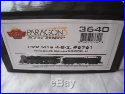 Broadway Limited 3640 DC/DCC Sound, PRR 6761 M1B 4-8-2 Steam Locomotive, N Scale