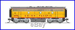 Broadway Limited 3814 N Scale EMD F7 A/B, UP 1467/1470B Yellow & Gray, DCC Sound