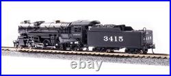 Broadway Limited 6223 N Scale ATSF Heavy Pacific 4-6-2 #3417
