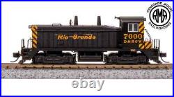 Broadway Limited 7490 N ScaleEMD NW2 DRGW 100 Blk Gold Paragon 4 Sound DC DCC