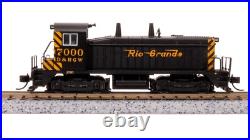 Broadway Limited 7491 N Scale DRGW EMD NW2 Diesel Locomotive Black & Gold #7000