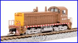 Broadway Limited 7493 N Scale EJ&E EMD NW2 Diesel Locomotive Brown & Yellow #440