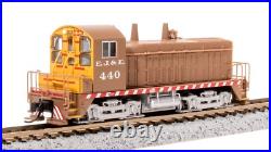 Broadway Limited 7493 N Scale EJ&E EMD NW2 Diesel Locomotive Brown & Yellow #440