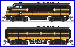 Broadway Limited 7721 N SLSF EMD F3 AB Diesel Locomotive Sound & DCC #5000/5100
