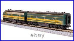 Broadway Limited 7723 N Scale MEC EMD F3 AB Unit-A Green & Gold Diesel #683/671B