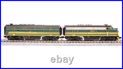 Broadway Limited 7723 N Scale MEC EMD F3 AB Unit-A Green & Gold Diesel #683/671B