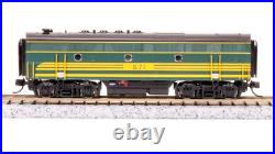 Broadway Limited 7723 N Scale MEC EMD F3 AB Unit-A Green & Gold Diesel #683/671B