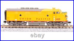Broadway Limited 7727 N Scale UP EMD F3 AB Yellow Gray Unit-A Diesel #1405/1404C