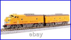 Broadway Limited 7727 N Scale UP EMD F3 AB Yellow Gray Unit-A Diesel #1405/1404C