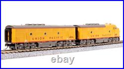 Broadway Limited 7727 N Scale UP EMD F3 AB Yellow Gray Unit-A Diesel #1405/1404C
