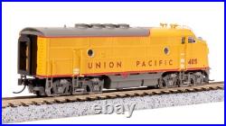 Broadway Limited 7727 N Scale UP EMD F3 AB Yellow Gray Unit-A Diesel #1405/1404C