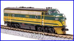 Broadway Limited 7734 N Scale MEC EMD F3A Green & Gold Diesel Locomotive #686