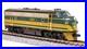 Broadway Limited 7734 N Scale MEC EMD F3A Green & Gold Diesel Locomotive #686