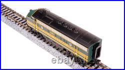 Broadway Limited 7734 N Scale MEC EMD F3A Green & Gold Diesel Locomotive #686