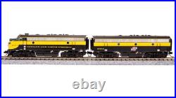 Broadway Limited 7752 N Scale CNW EMD F7 AB As-Delivered Locomotive #4075A/4075B