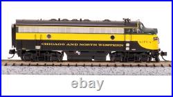 Broadway Limited 7752 N Scale CNW EMD F7 AB As-Delivered Locomotive #4075A/4075B