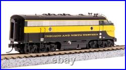 Broadway Limited 7752 N Scale CNW EMD F7 AB As-Delivered Locomotive #4075A/4075B