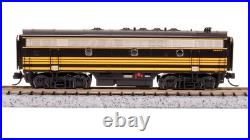 Broadway Limited 7754 N Scale DRGW EMD F7 AB Black Diesel Locomotive #5561/5562
