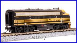 Broadway Limited 7754 N Scale DRGW EMD F7 AB Black Diesel Locomotive #5561/5562