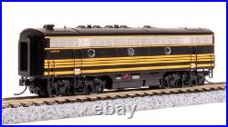 Broadway Limited 7754 N Scale DRGW EMD F7 AB Black Diesel Locomotive #5561/5562