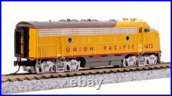 Broadway Limited 7762 N UP EMD F7 AB Yellow Gray Diesel Locomotive #1472/1472C